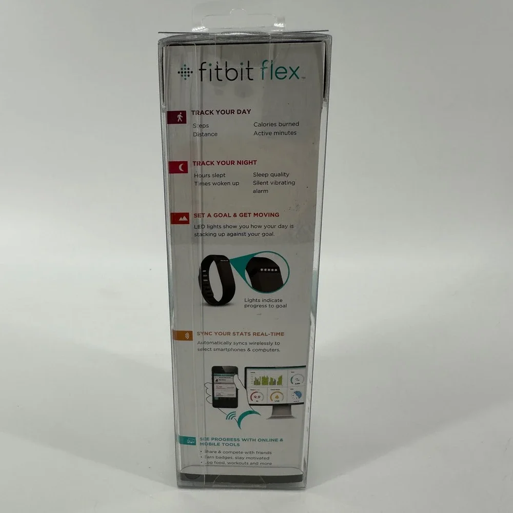Fitbit Flex Wireless Activity and Sleep Tracker Black FB401BK New